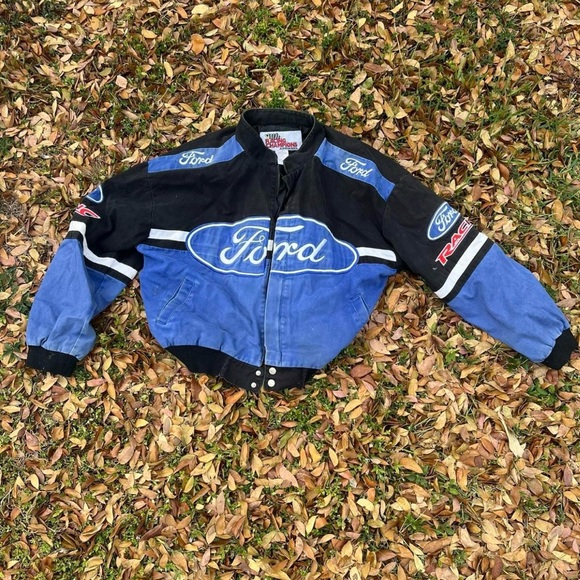 Authentic Racing Champions Ford Racing oversized Vintage jacket. - Picture 1 of 3